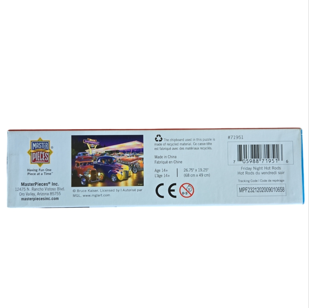 MASTERPIECES Friday Night Hot Rods puzzle. - Picture 6 of 7